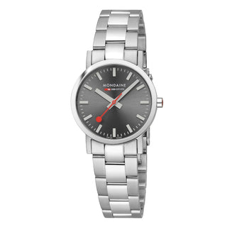 Classic, Brushed Steel, 30 mm, Stainless Steel Watch