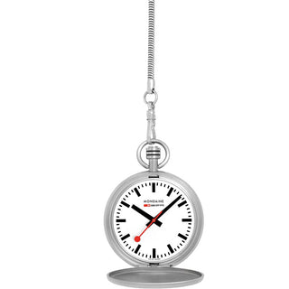 Pocket Watch, Special Edition, Brushed Steel, 48 mm