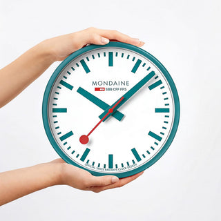 Wall Clock, 25 cm, Transformative Teal, Limited Edition