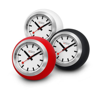 Globe Clock, 60 mm, Red