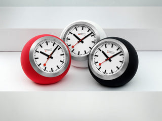 Globe Clock, 60 mm, White