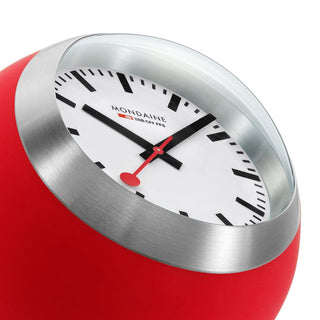 Globe Clock, 60 mm, Red