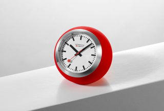 Globe Clock, 60 mm, Red