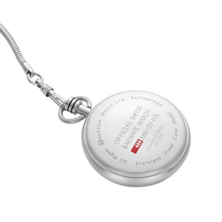 Pocket Watch, Special Edition, Brushed Steel, 48 mm