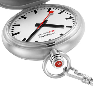 Pocket Watch, Special Edition, Brushed Steel, 48 mm