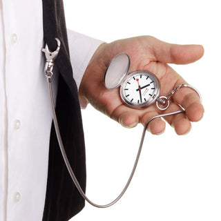 Pocket Watch, Special Edition, Brushed Steel, 48 mm