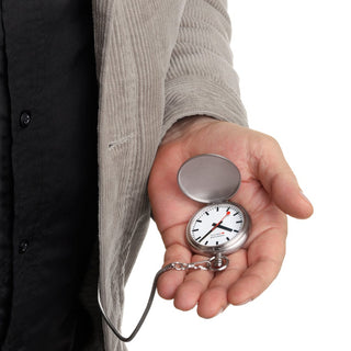 Pocket Watch, Special Edition, Brushed Steel, 48 mm