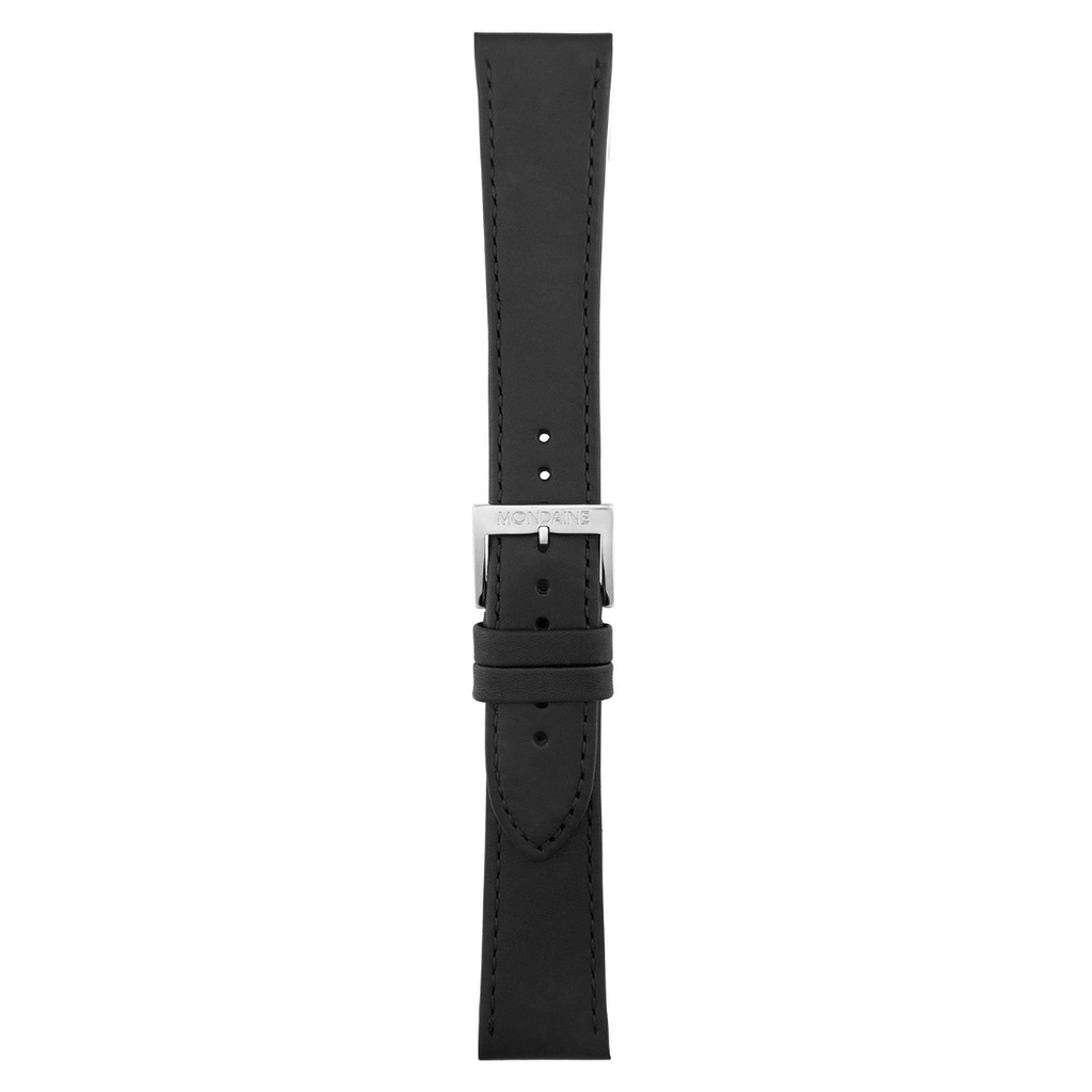 Mondaine Watch Black Genuine Leather, 20mm – Mondaine Watches