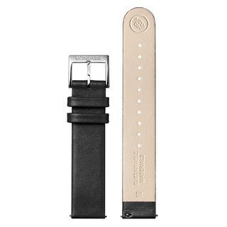 EVO2 Automatic, Polished Steel, 35 mm, Black Vegan Leather