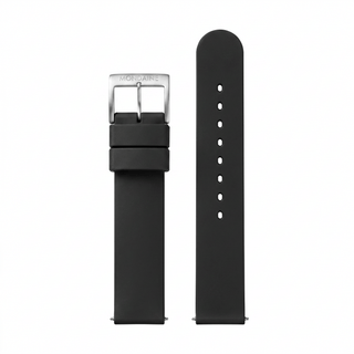Silicon Strap, 18mm, Black