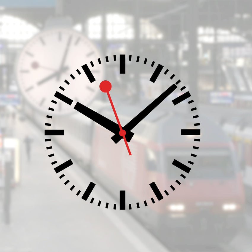 Stop2Go Wifi Wall Clock, 25cm Mondaine Watches Mondaine Watches