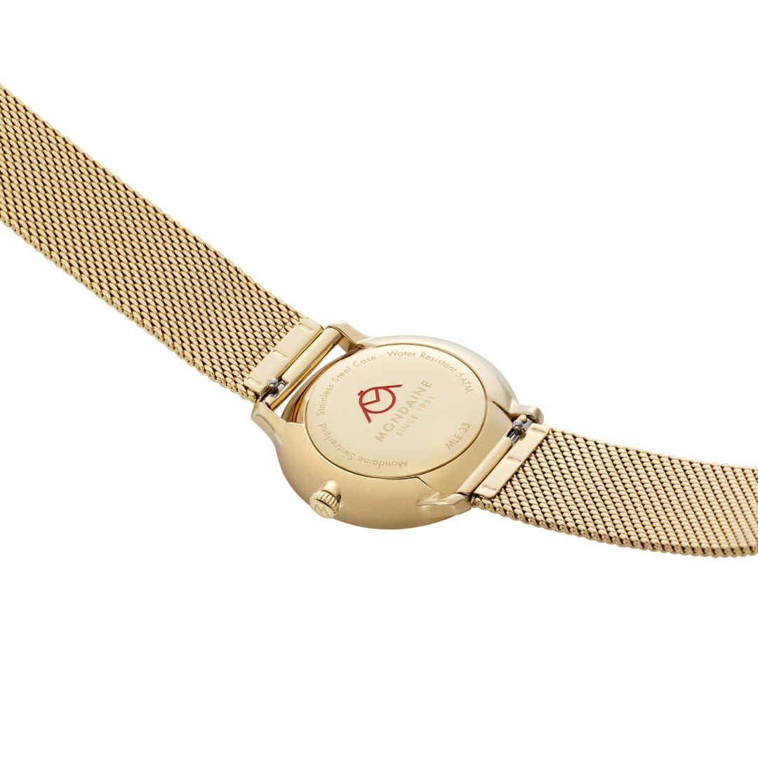 Mondaine Doppio Swiss Quartz Watch for Men and Women, 33 mm, Vintage Mondaine Doppio Swiss Quartz Watch for Men and Women, 33 mm, Vintage