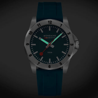 Numeri, 42 mm, Silicone Rubber Watch