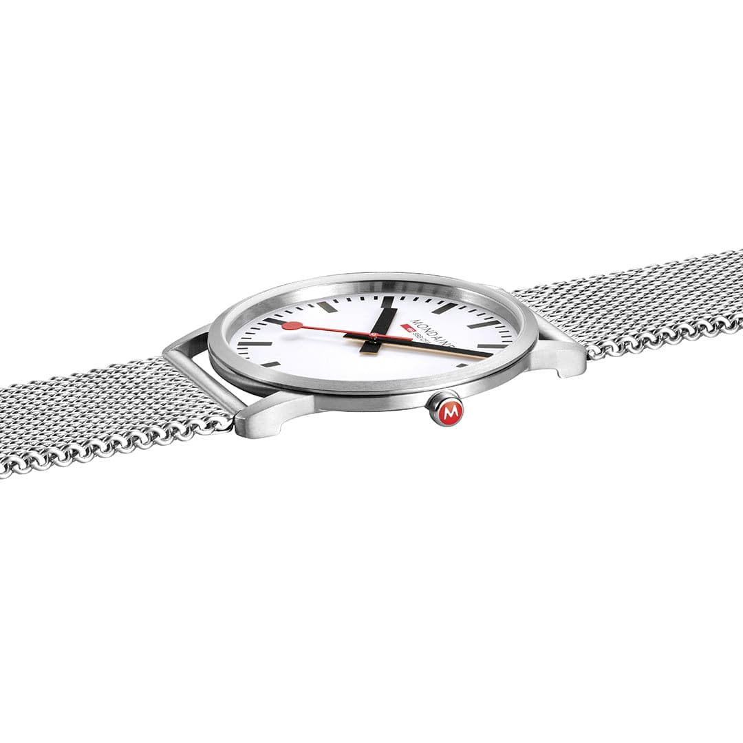 The Mondaine Official Swiss Railways watch store. All styles available.